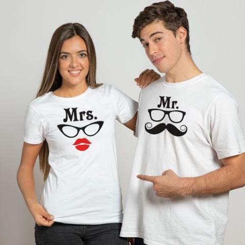 Personalized Couple t shirts Add your own designs RightGifting