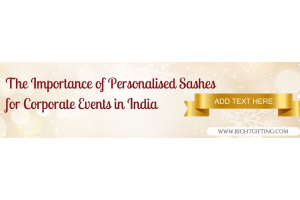 The Importance of Personalised Sashes for Corporate Events in India