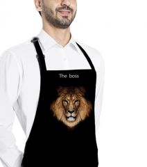 Image, Text Digital Printed Apron For Fathers day gifts