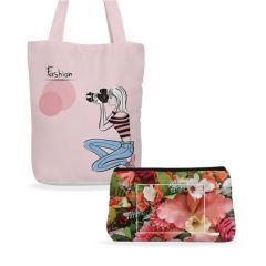 Tote Bag and Makeup Pouch