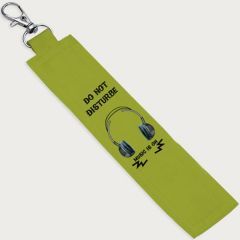 Do Not Distribute Personalized Fabric Keychain