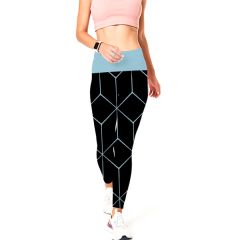 Women's Gym & Yoga pattern Print Legging -Machine Wash Leggings for Women