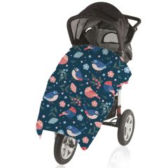 Digital Printed Personalised Baby Blanket, Stroller Blanket