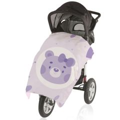 Custom Printed Stroller Blanket Custom with Baby Photo, Name, Texts