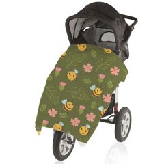 Customised Stroller Blanket Wrap for Newborn Toddler Baby Essential Blanket Baby Gift