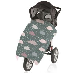 Custom Design, Washable, Soft Fabric , Digital Print Stroller Baby Blanket