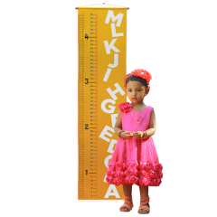 Alpabets Printed Childs Height Chart in 137*30 Size
