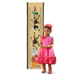 Height Chart include Wooden Beats, Rope and Aluminum Pipe for easily hanging .
