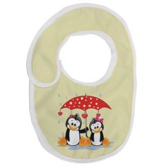 Abstract Design Customised Baby Bib Fully Printed and Velcro Closured