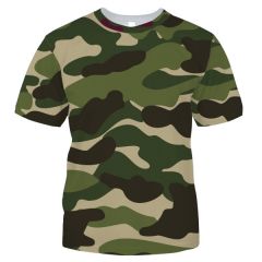 Small to XXL Varied Sizes Customised Mens Fully Printed T-shirt