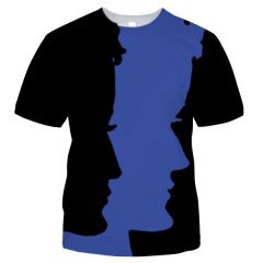 Sunrise Designed Mens Fully Digital Print T-shirt Multi Washable For Men