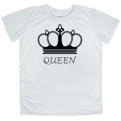King & Queen Printed Customised Couple T-Shirt 