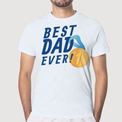 Round Neck Polyester/Cotton Multi Wash T-shirt for Fathers Day Gift