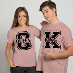 Round Neck Couple T-shirts for Pre-Wedding