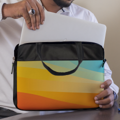 Laptop bag back side