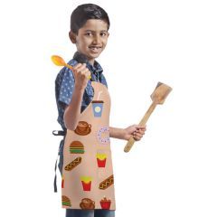 Customised Kids Apron With Your Style Comfortable Size Available with Neck Strap