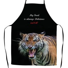 Tiger image printed Apron for Men and Women 