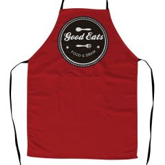 Good Eats Text Printed Personalised Kitchen Full Apron in Varied Sizes