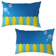 Set of 2 Couple Pillow Cover with 50*30 and 69*43 Sizes Long Distance Relationship Gift
