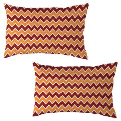 Couple Pillow Cover Set of 2 with Print On One Side and Matching Back Support other side