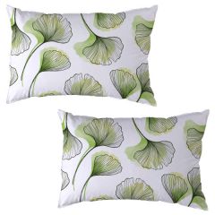 Flap Closure Rectangle Shape Customised Couple Pillow Cover Set of 2