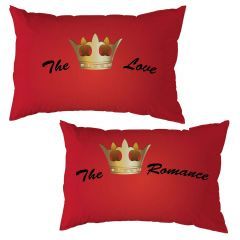 Couple Pillow Cover, Couple pillowcases, pillow gift for him her gift, anniversary Set of 2
