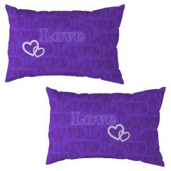Quality Stitching Multi Washable Custom Design Couple Pillow Cover Set of 2
