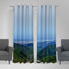Digital Print Washable Customised Door Curtain Set Of 2, Best Quality Material