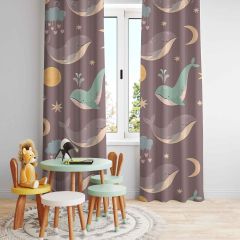 Chiffone Polyester, Blockout Polyester, Micro Polyester Digital Printed Door Curtain