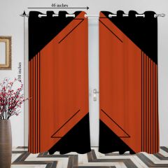 Abstract Design Printed Personalised Door Curtain Set of 2 Best Room Decor Product