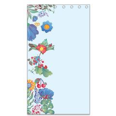 Flowers Printed Multi Colored Customised Design Door Curtain Set Of 2 in Fabric Material