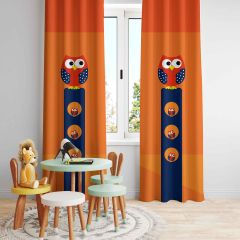 124cm (width) x 213cm (height)  Set of 2 Door Curtain Customised with Texts, Images and Artworks