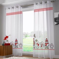 X'mas Theme Printed Door Curtain Set of 1 | Personalised Specially designed for Door / French Window