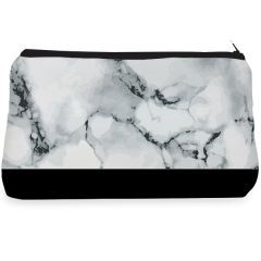 Black and white marble Make up Pouch