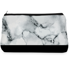 Black and white marble Make up Pouch