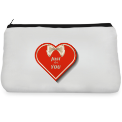 Red heart Make up Pouch