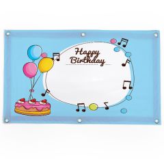 Personalised Birthday Party Banner printing birthday gift for her