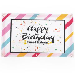 Birthday Party banner Customised best birthday gift for wife