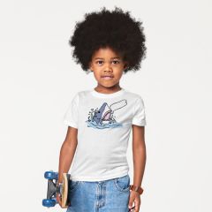 A5 Print Digital Printed Round Neck Kids T-shirt Custom with Photo for Boys