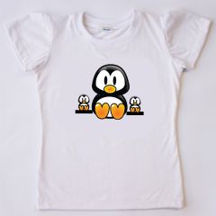Create Your Own Round Neck A5 Print T-shirt For Kids Girls 