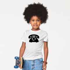 A5 Print Digital printed Round Neck T-shirt for Kids Boys Custom with Photo
