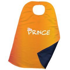 Kid's Orange Superhero Prince Cape 