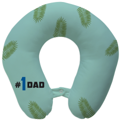 Small and Regular sizes Customised Fabric Travel Pillow For Gifting to Father for Fathers Day