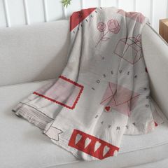 Customizable Photo Blanket made from 2 Layers of Soft Fleece Blanket