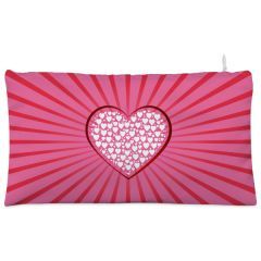 Pink heart love Cosmetic Pouch