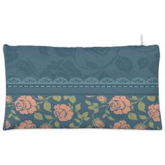 Blue floral lace Cosmetic Pouch