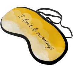 Customized Luxury Silky comfortable material Sleeping Eye Mask With Soft Elastic
