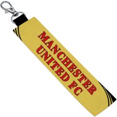 Manchester FC Fabric Keychain Personalised Gift