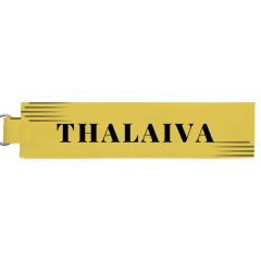 Thalaiva Personalized Fabric Keychain
