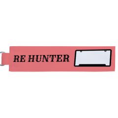 Pink Re Hunter Personalized Fabric Keychain